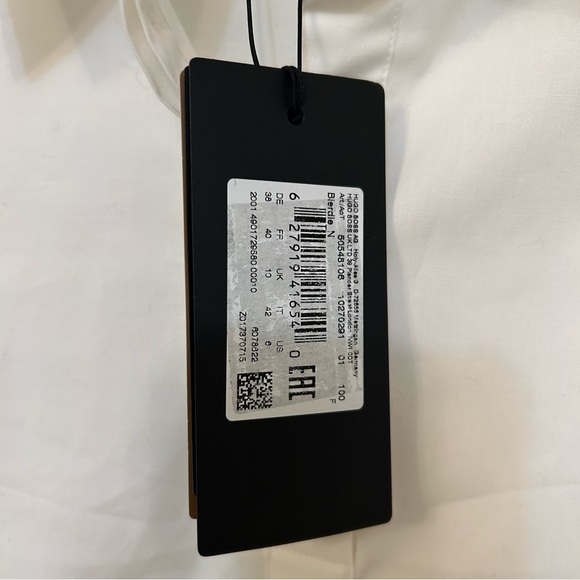 Boss Bierdie Shirt in White Size 6 - Picture 9 of 10